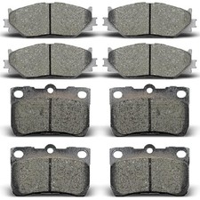 Front Rear Brake Pads Compatible with 2006-2008 LEXUS IS250 D1113 D1178