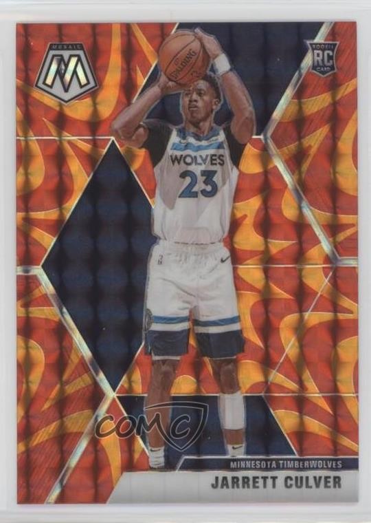 2019-20 Panini Mosaic Rookies Reactive Orange Prizm Jarrett Culver #201 0o6v