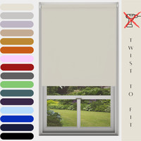 Made To Measure No Drill Required Blackout Roller Blinds