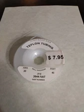 TEFLON TUBING 20 AWG .012 WALL THICKNESS 40FT  ROLL NATURAL ICO RALLY 3644-NAT