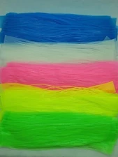 Nimrod's Tackle GLOW IN THE DARK SILICONE SKIRTING TABS LEGS Pick 10, 24 or 100