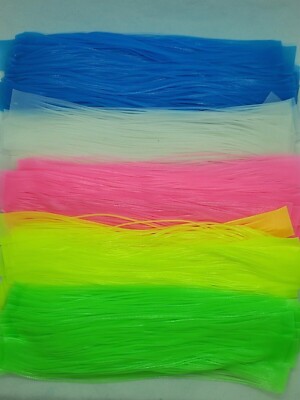 Nimrod's Tackle GLOW IN THE DARK SILICONE SKIRTING TABS LEGS Pick 10, 24 or 100