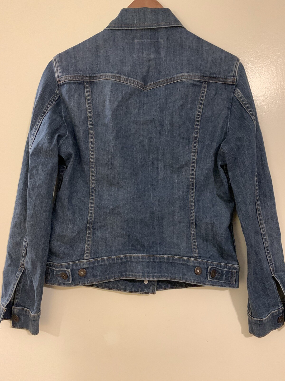 Levi's Faded Blue Stretch Denim Jacket - image 3