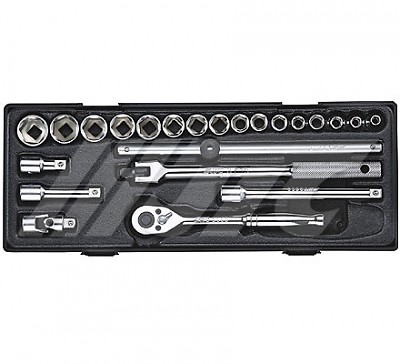 3/8" DR. 23 PCS SOCKET SET 6~22 MM, JTC TOOLS # K3231 - Picture 1 of 2