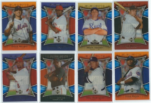 Lotto di 15 carte Elements Baseball Clear Cut 2007 incl: 2 Esordienti & A Rod e Pujols - Foto 1 di 4