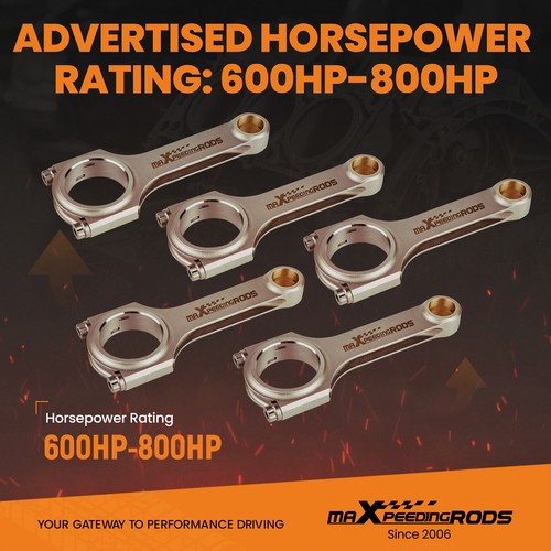 Con Rod Connecting Rods For Volvo S60 R 2.5L 143mm ARP 2000 Bolts 5.630 - Picture 8 of 12