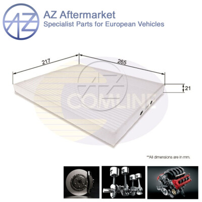 Fits Corsa Adam Combo Grande Punto Doblo Bipper AZ Cabin Filter #1