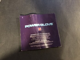 nintendo nes power glove Manual Insert OnlyInsert Only