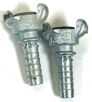 #ad #ad DIXION VALVE amp; COUPLING AIR KING HOSE END IRON AM6 3 4quot; LOT OF 2 $15.00