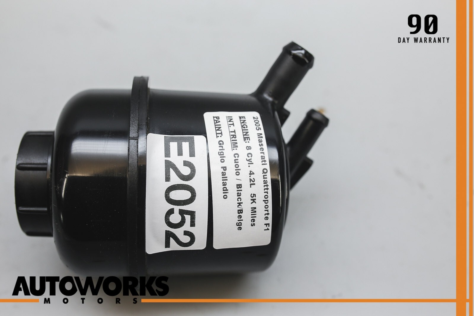 04-08 Maserati Quattroporte M139 Power Steering Pump Oil Reservoir Tank OEM