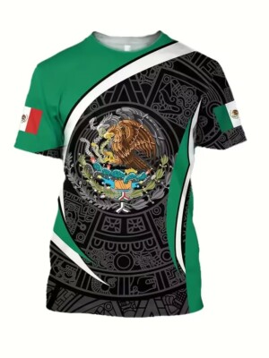 Camiseta De Guerrero Azteca, Indígena Maya, Mexicana - México