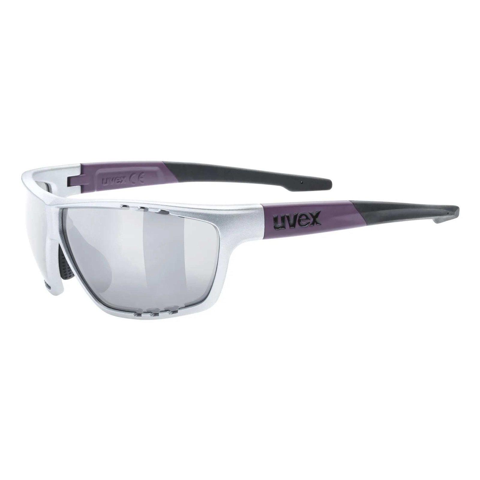 Uvex Sportstyle 706 Sunglasses - Silver Plum Mat