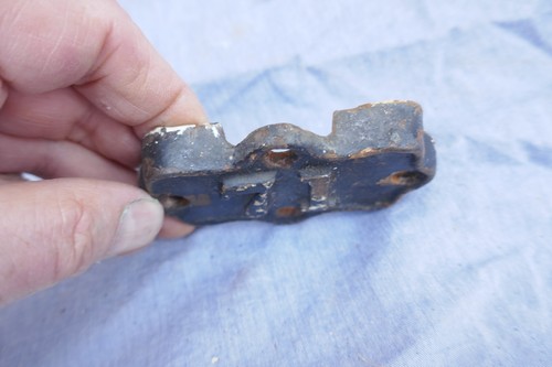 Antique Number Plaque 71 Authentic Cast Iron Old Coat Hook Number 1900s - Picture 6 of 8