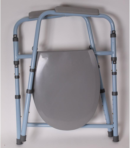 Carex 3-In-1 Folding Bedside Commode - Porta Potty for Adults - Portable Toilet - Picture 7 of 12