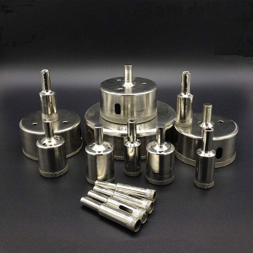 15pcs Diamond Hole Maker Cutter Saw Drill Bit Set Glass Ceramic Tile Porcelain - Picture 6 of 7
