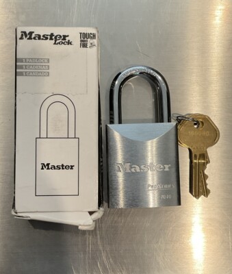 Master Lock ProSeries Padlock 7040KA Key: 160080 Comes With 2 Keys