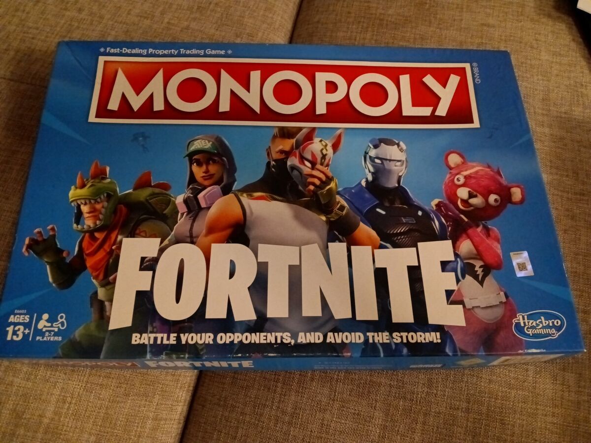 Monopoly Fortnite Edition Board Games - E6603 Brand New Open Box