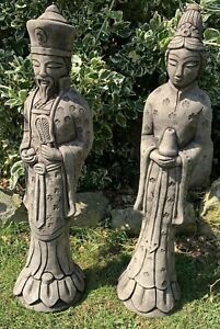 Oriental Japanese Chinese Large, Japanese Stone Garden Ornaments