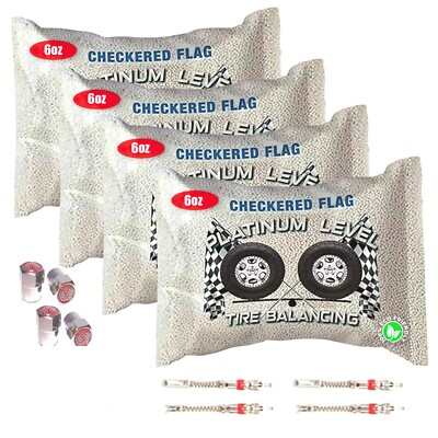 (4-6oz bags)  Tire Balancing Beads include 6 ounce tire Balance Bags
