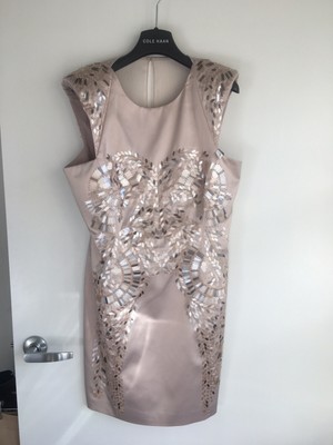 karen millen blush dress