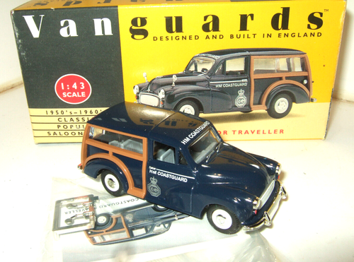 Vanguards VA10003 Morris Minor Traveller for HM Coastguard in 1:43 scale