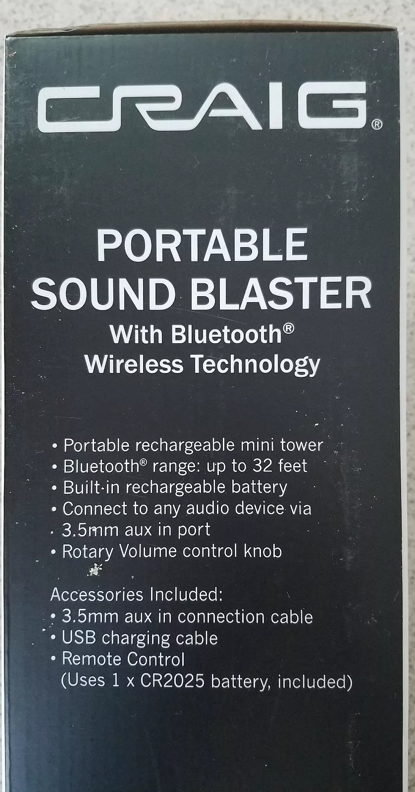 craig portable sound blaster
