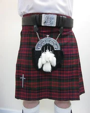 Macdonald Tartan Scottish Kilt   Waist Sizes 30 - 52 New w/Defect