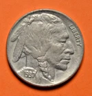 1937 Indian Head Buffalo Nickel ~ UNCIRCULATED UNC ~ 5c US Coin