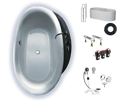 BADEWANNE KORALLE PROGRESS T900 OVALWANNE 190x90 VM402190090201