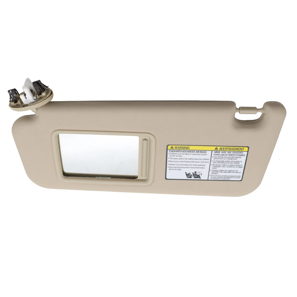 For 2006-2012 Toyota RAV4 Beige Left Driver Side Sun Visor 74320-42501-A W/Light Foto 2 de 4