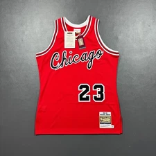100% Authentic Michael Jordan Mitchell Ness 84 85 Bulls Jersey Size 44 L Mens