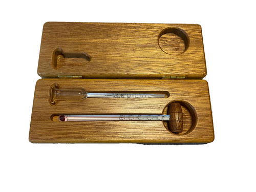 Winometer, Weinthermometer und Alkoholmeßgerät, Wie neu
