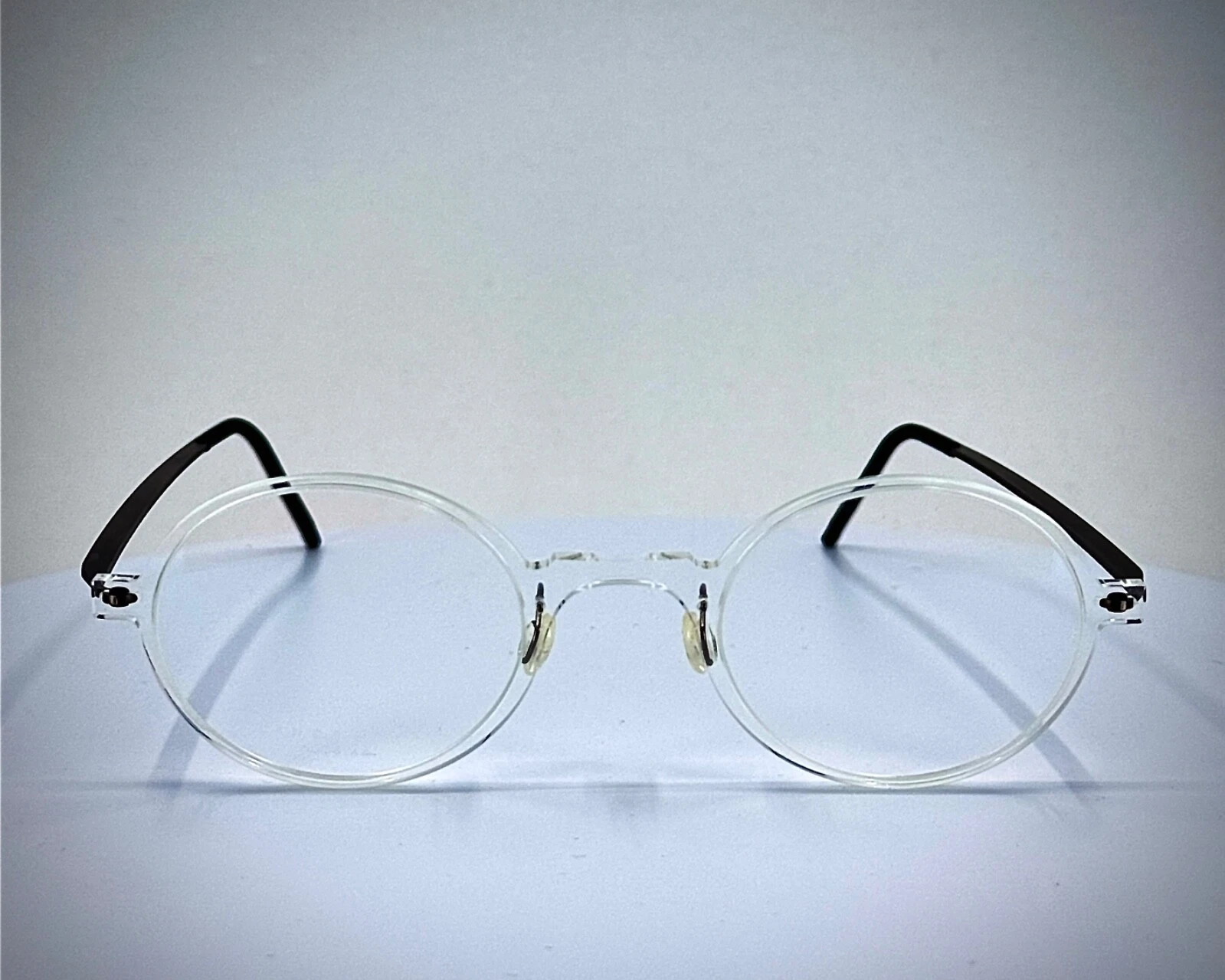LINDBERG 6508 030/DA8I 10 Clear Silver Round Full Rim Eyeglasses 44 23 150 B:38