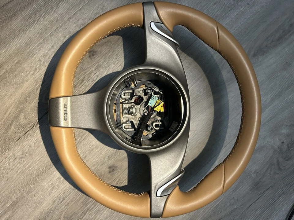 05-13 PORSCHE 911 BOXSTER CAYMAN (987 997) VOLANTE DE 3 RAIOS (BEGE AREIA) - Imagem 2 de 4