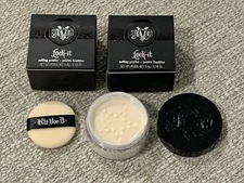 2X Kat Von D Lock It Setting Powder Translucent - 0.19 Oz/ 5.4 g, NIB  (#m2/XM2)