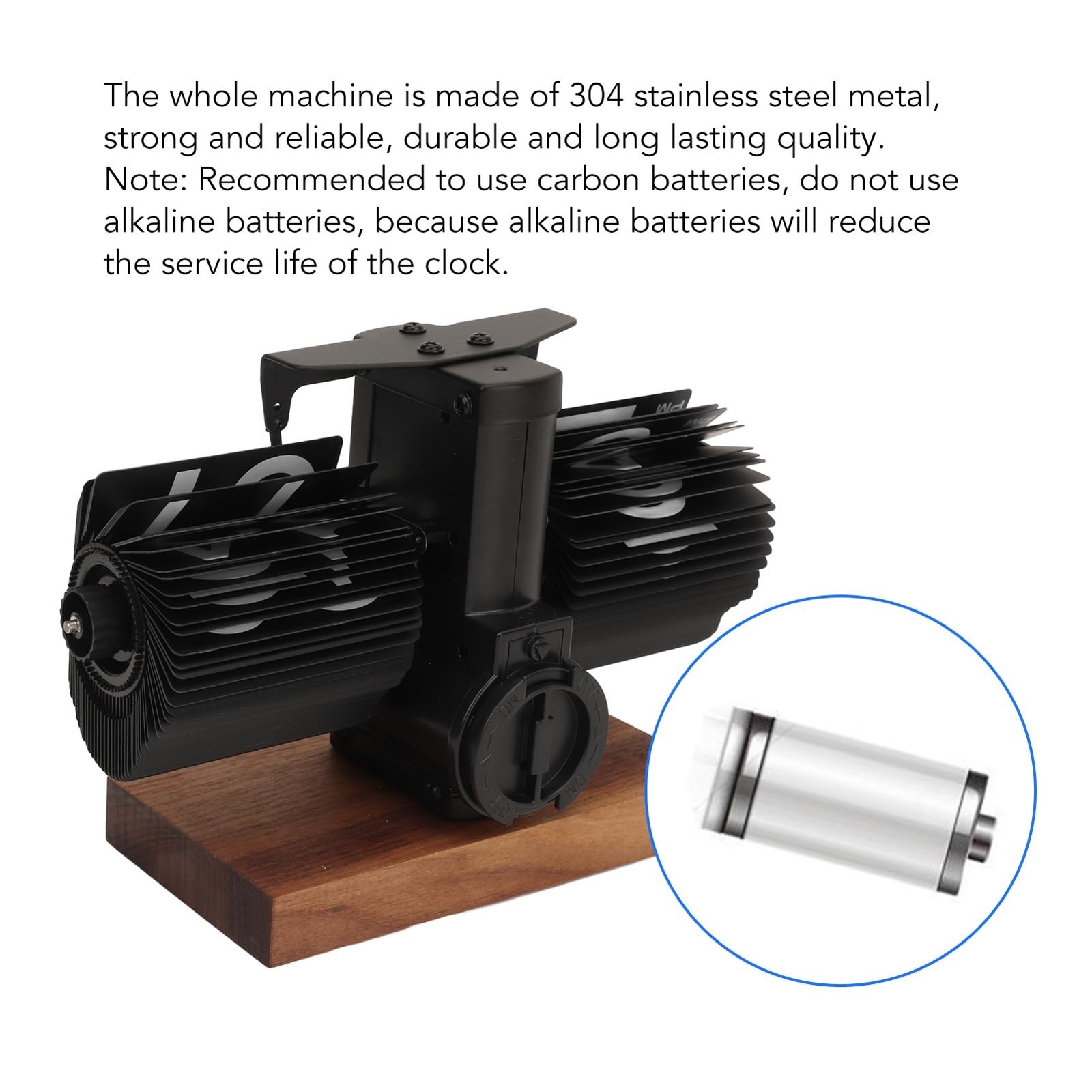 Retro Flip Clock,Flip Desk Clock,Digital Flip Down Clock, Retro ...