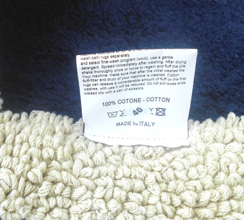MISSONI HOME TAPPETO ARREDAMENTO BAGNO COTONE DIAM. 100cm MORBIDO LOHJA 501 - Picture 6 of 6