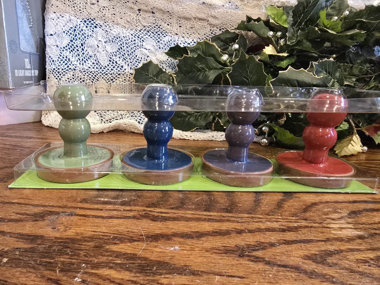 NIB Set Of 4 Christmas Cookie Stamps Cookie Press Cookie Cutters Terra nib-set-of-4-christmas-cookie-stamps-cookie-press-cookie-cutters-terra