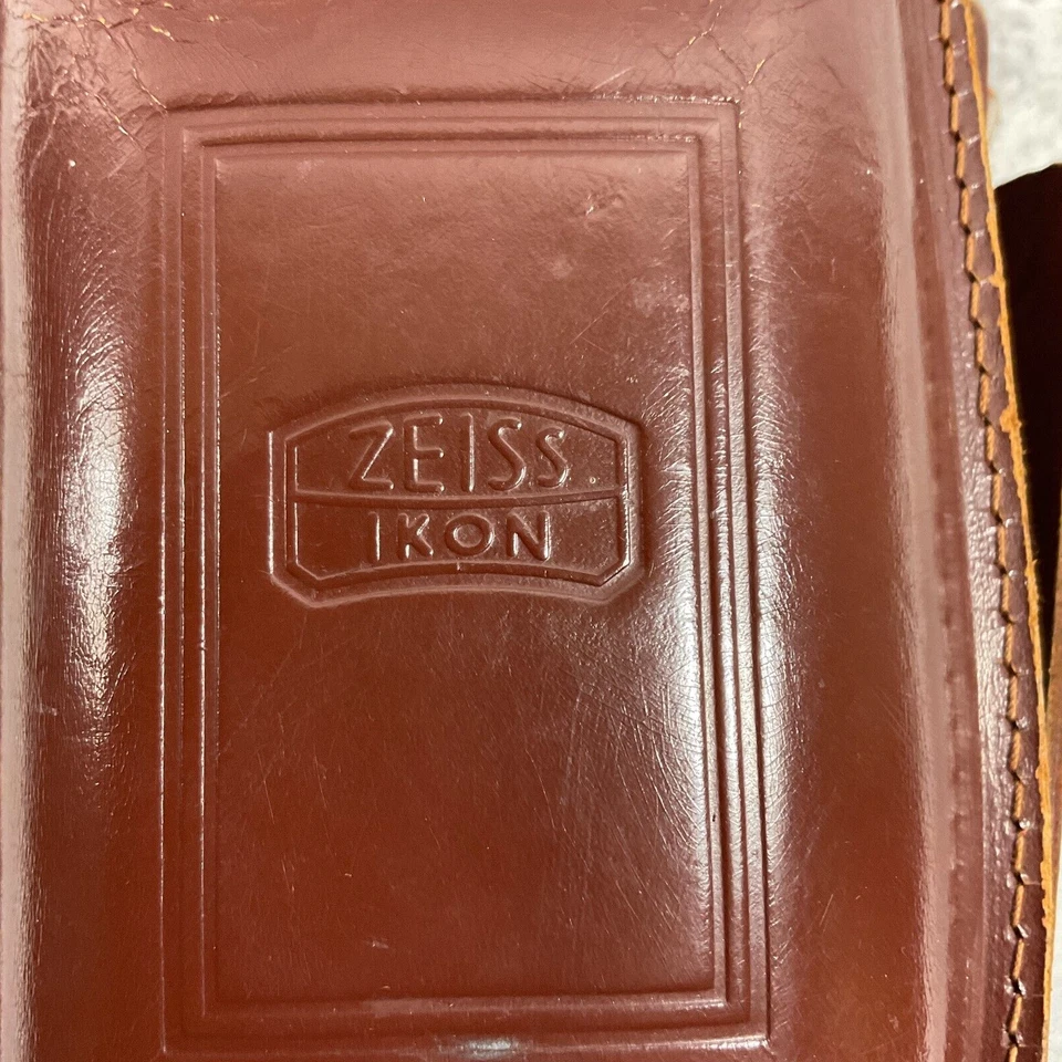 VTG Zeiss Ikon Ikoflex TLR Medium Format Film Camera Brown Leather Carrying Case - Image 3 of 4