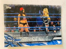 2017 Topps WWE Women's Division Matches #WWE20 Natalya Admits Nikki Bella