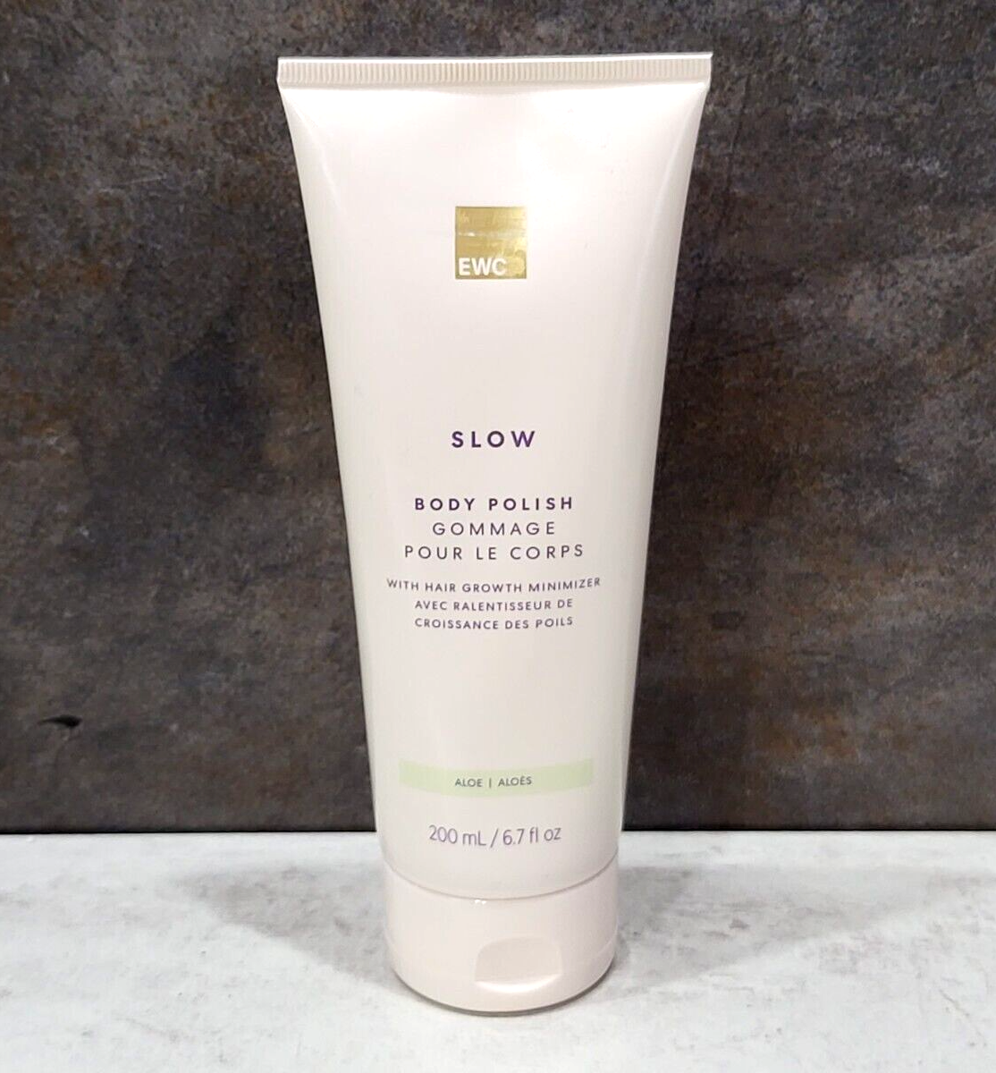 EWC European Wax Center SLOW Aloe body polish w/hair growth minimizer 6.7 oz