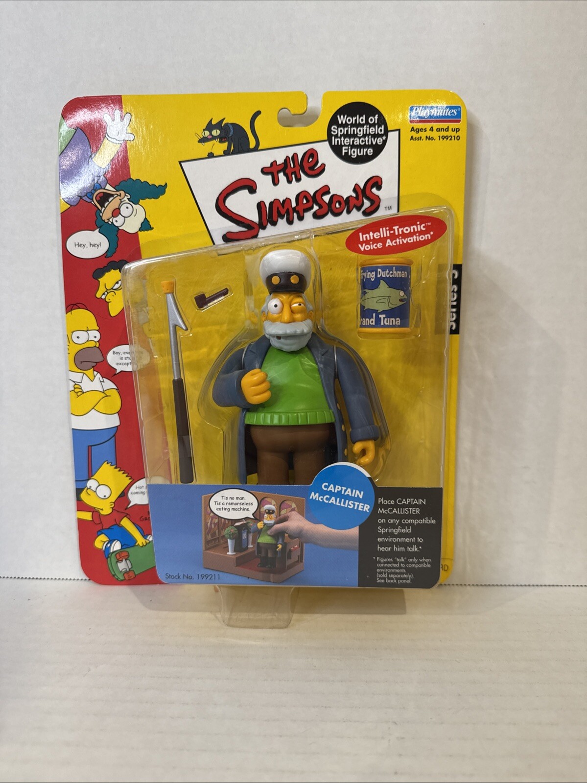 Simpsons Series 5 Captain McCallister Interactive Action Figure by Playmates Toys  