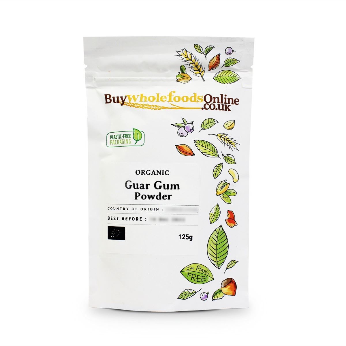 Guar Gum Powder 125g | BWFO | Free UK Mainland P&P