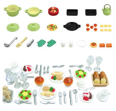 sylvanian families dinner for two set