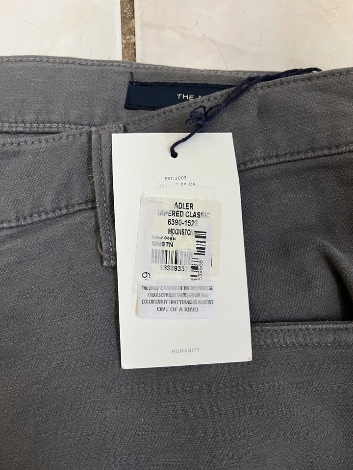 CITIZENS OF HUMANITY NWT! Gray ADLER TAPERED CLASSIC French Terry Jeans Sz 31x31 - Image 4 of 4