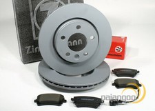 Zimmermann Bremsscheiben 314 mm und Bremsbeläge vorne für Seat Alhambra