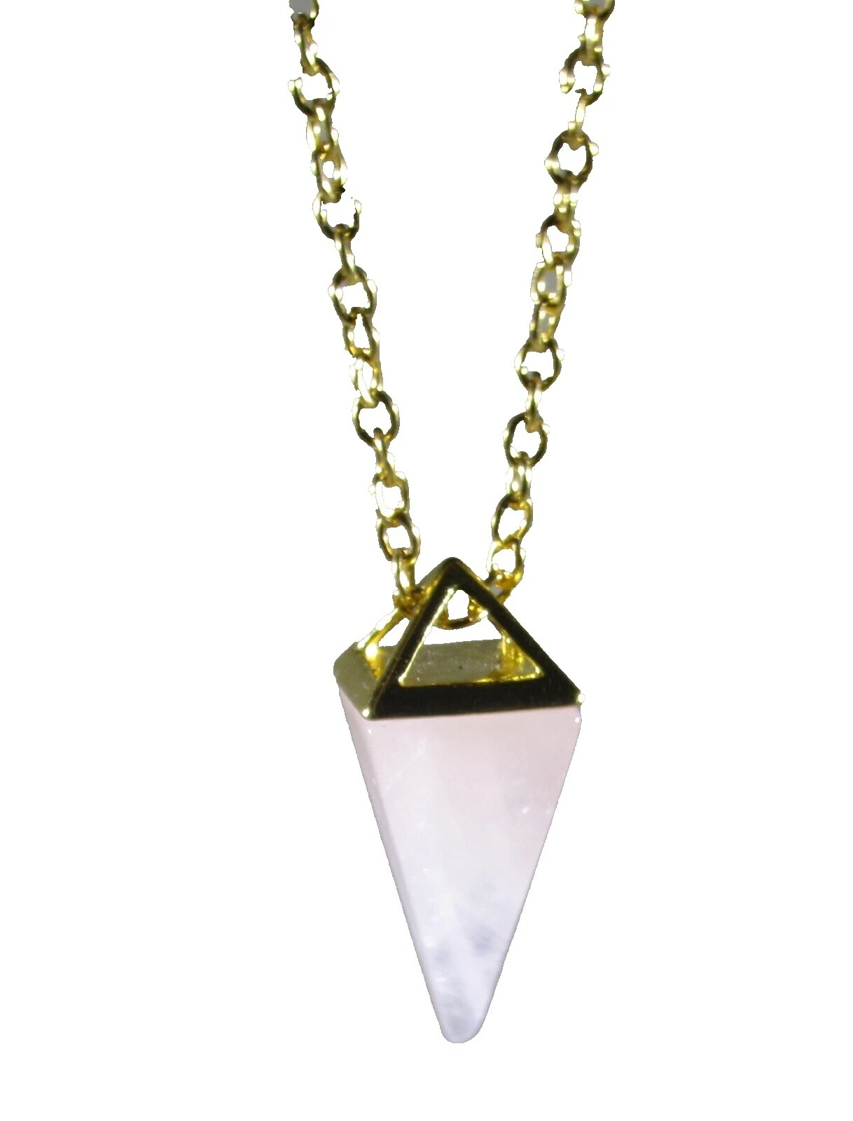 Oro amarillo de Cuarzo Moda Collares y Colgantes