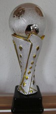 NEUHEIT Fußball Trophäe 31 cm Fußball-Pokal Weltpokal Tipprunde