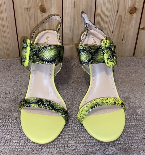 Nuevas sandalias de tacón de serpiente Kayleen by Los Angeles talla 11 Beckley-3 para mujer - Imagen 2 de 8