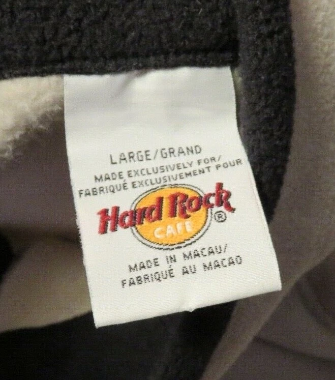 Hard Rock New York Mens Fleece Vest Size  - Image 4 of 4